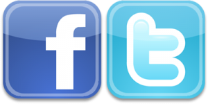 Facebook Twitter icons